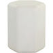 Spezza 22.5 X 18 inch White Outdoor End Table, High